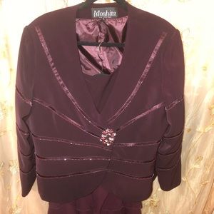 Moshita Couture 3 Piece Skirt Suit